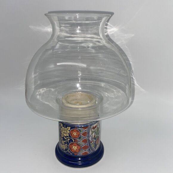Vintage Gailstyn-Sutton Towle Japanese Votive Candle Holder With Glass Shade 10" - Picture 4 of 8